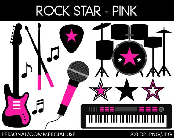 Girl Rock Star Clip Art Http   Pinterest Com Pin 62135669831747764 