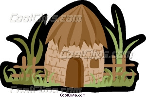Grass Hut Clipart