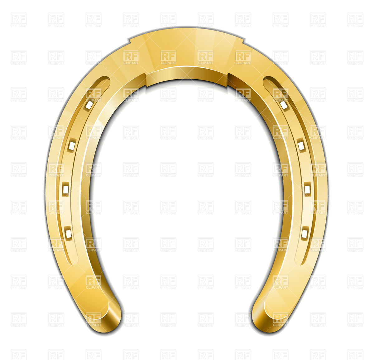 Horseshoe   Good Luck Symbol Download Royalty Free Vector Clipart