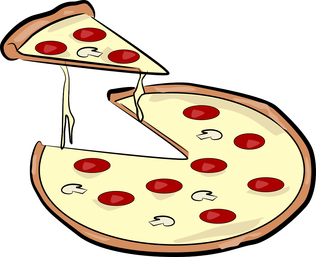 Pizza Clipart Black And White   Clipart Panda   Free Clipart Images