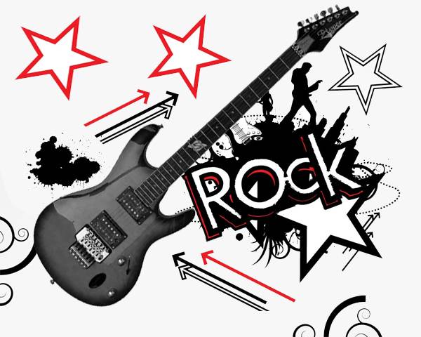 Rock Star Clip Art Rock Star Party Printable Rock Star Guitar Instant