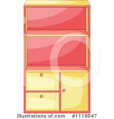 Royalty Free  Rf  Cabinet Clipart Illustration By Colematt   Stock