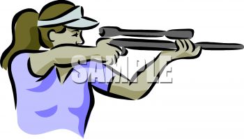 Royalty Free Skeet Shooting Clip Art Image Picture