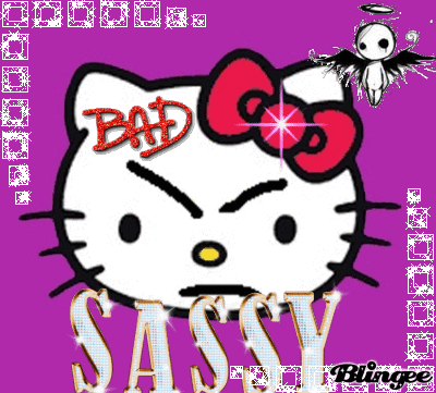 Sassy N Bad Hello Kitty      Picture  98180867   Blingee Com