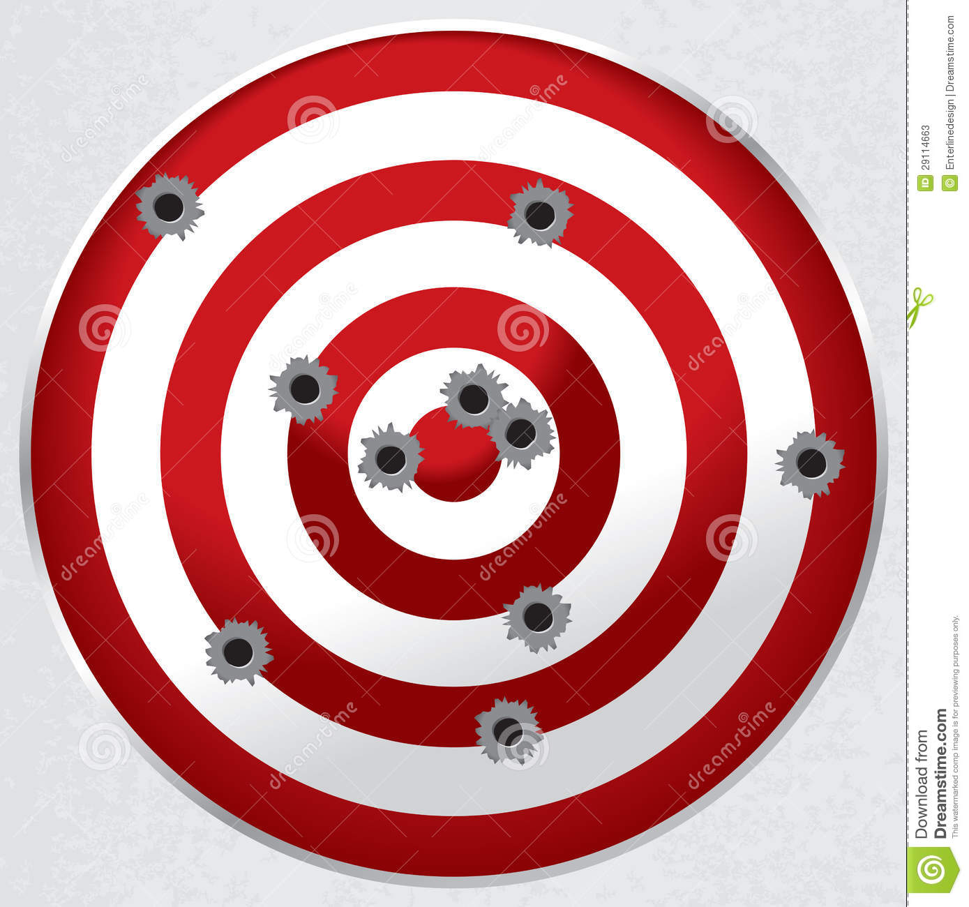 Target Shooting Clipart Shooting Range Gun Target With