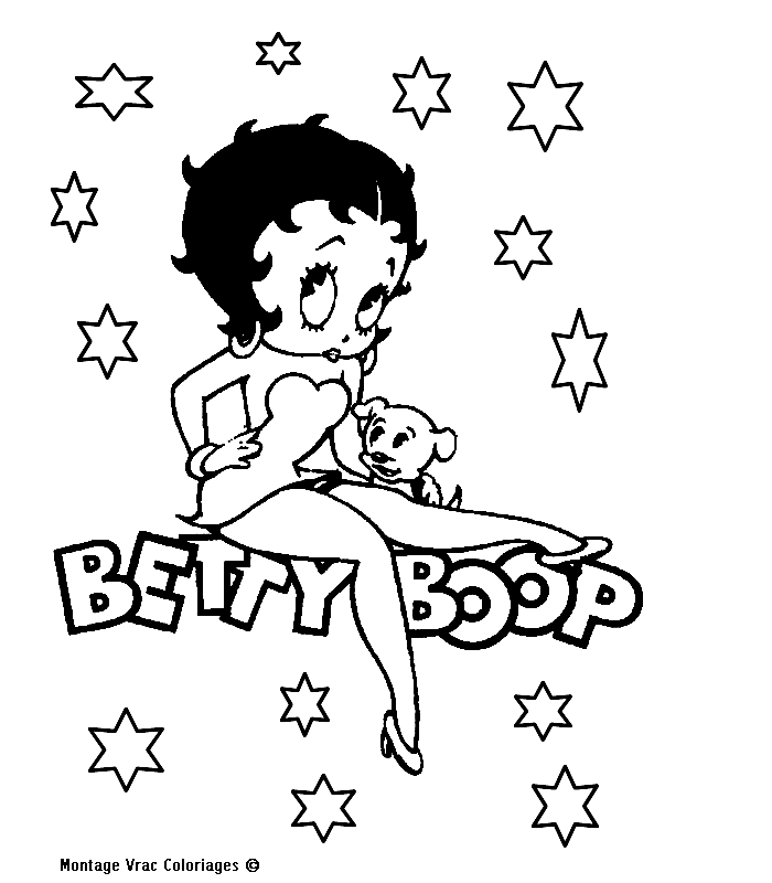 Betty Boop Coloring Pages 7 Betty Boop Coloring Pages Betty Boop Gas