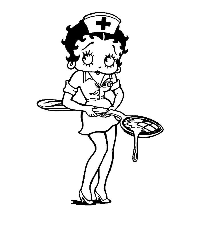 Betty Boop Pictures Archive  Betty Boop Coloring Book Pages