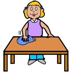 Clean The Table Clipart   Clipart Panda   Free Clipart Images
