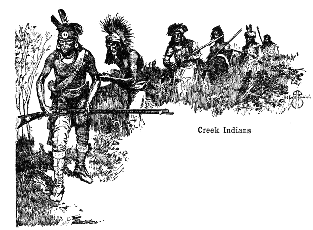 Creek Indians   Clipart Etc