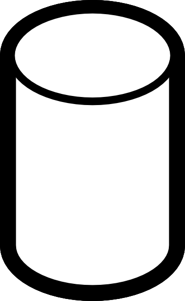Cylinder Shape Clipart Databse Clip Art   Vector Clip