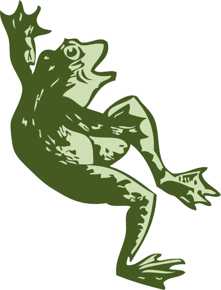Dancing Frog Clip Art