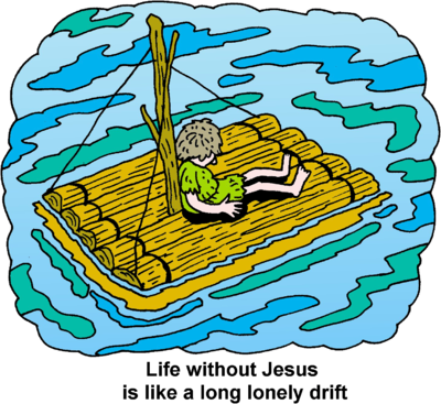 Drifting Raft Clip Art   Christart Com