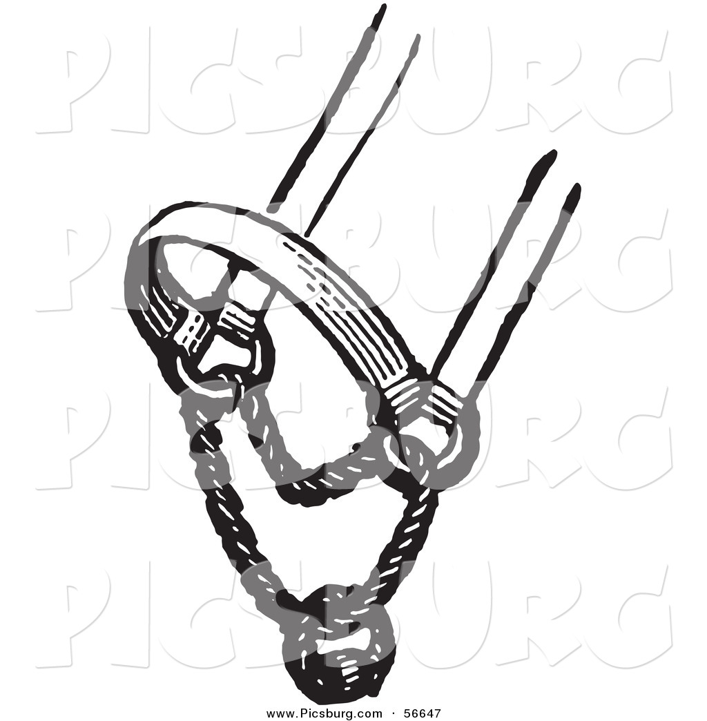Fashioned Vintage Horse Halter In Black And White On White By Picsburg