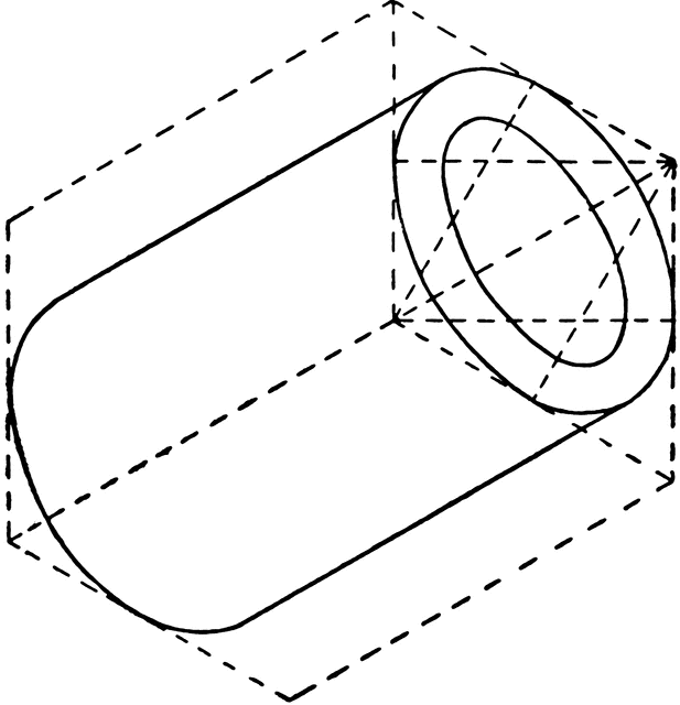 Hollow Cylinder   Clipart Etc