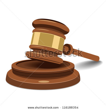 Judge Mallet Clipart Judge Hammer   Stock Vector