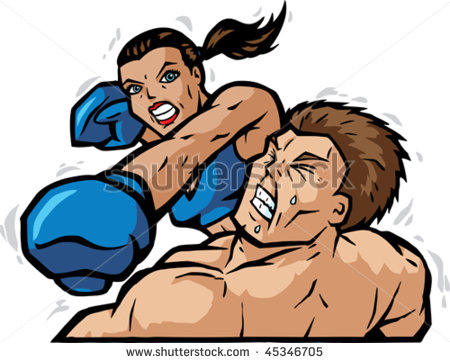 Knockout Punch Stock Vector Illustration 45346705   Shutterstock