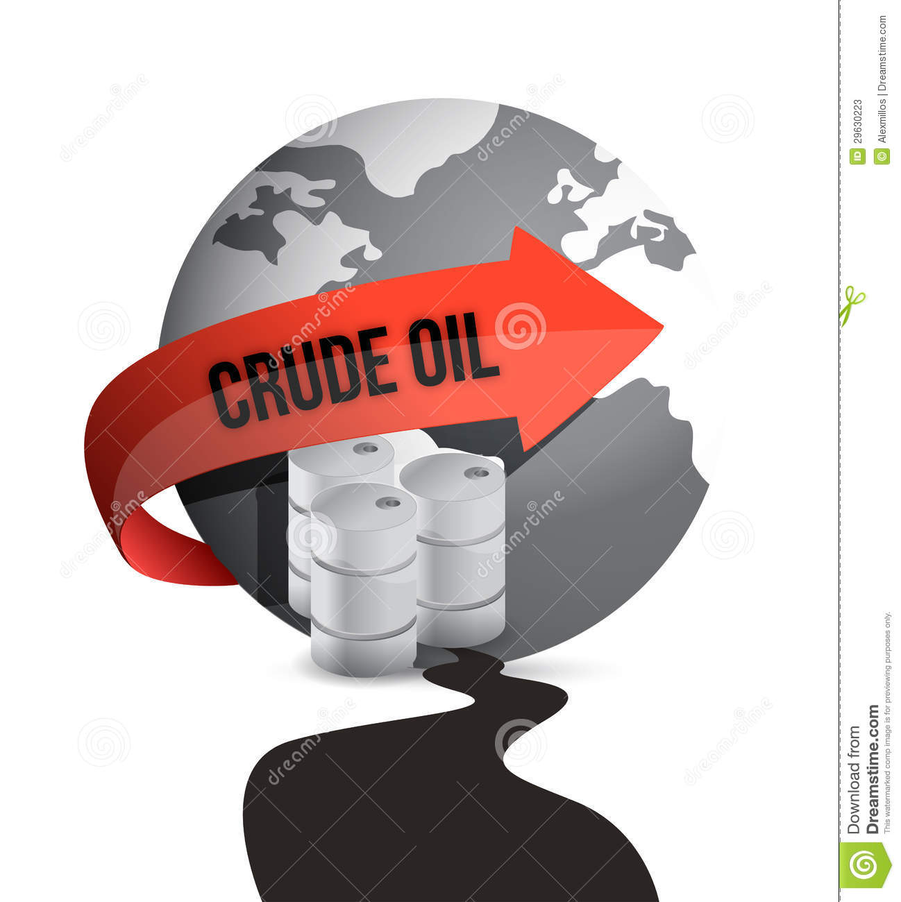 Oil Drum Barrel And Earth Globe In An Oil Spill Stock Photos   Image
