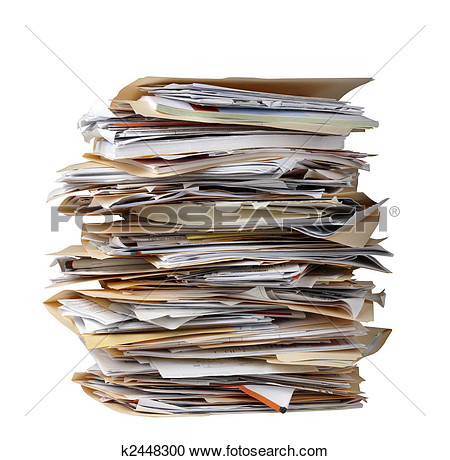 Stock Photography   Stack Of File Folders  Fotosearch   Search Stock
