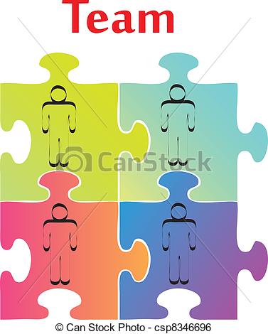 There Is 36 Team Building Puzzle Free Cliparts All Used For Free