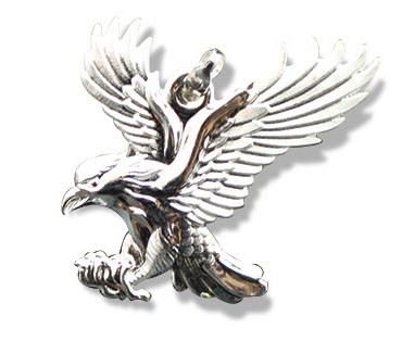 925 Sterling Silver Hawk Pendant For Necklace   Gli628   Jewelry On