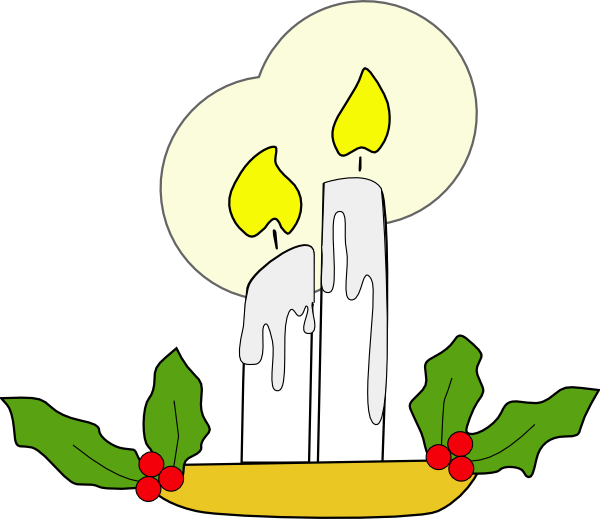 Candles Large Clip Art   Vector Clip Art Online Royalty Free    