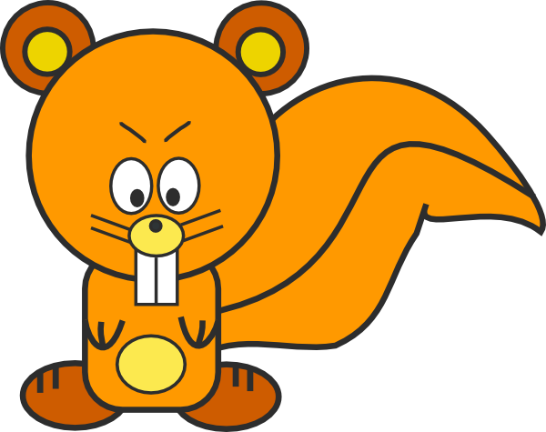 Cartoon Squirrel Clip Art At Clker Com   Vector Clip Art Online
