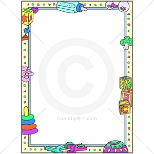 Coolclipart Com   Clip Art For  Borders Baby Toys   Image Id 106005