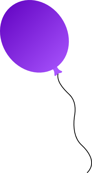 Purple Balloon Clip Art At Clker Com   Vector Clip Art Online Royalty    