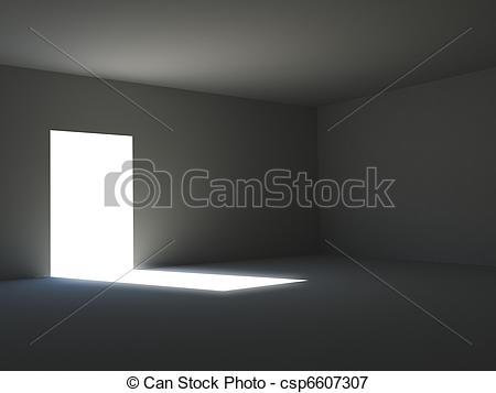 Room   3d Rendering Of A Dark Room    Csp6607307   Search Eps Clipart