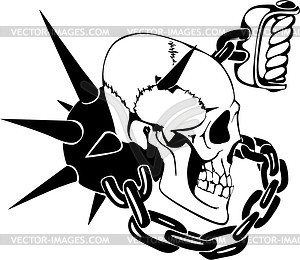 Skull Tattoo   Vector Clipart