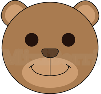Teddy Bear Face Templates   Clipart Best