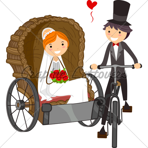 Wedding Carriage Clipart