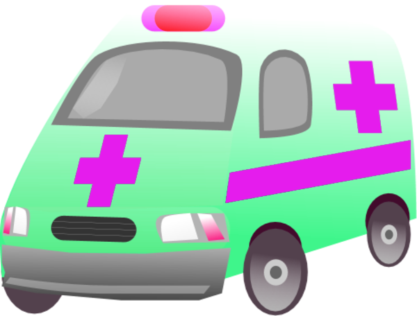 Ambulance Car Hospital Emergency   Vector Clip Art