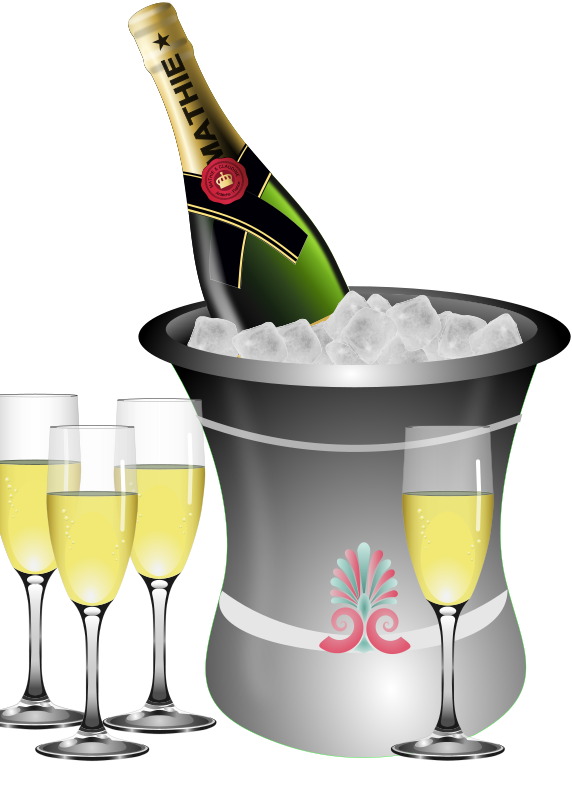 Champagne Clip Art   Images   Free For Commercial Use