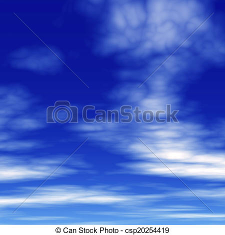 Cirrus Cloud Clipart Cirrus Clouds   Csp20254419
