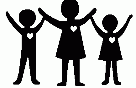 Family Clip Art Black And White People Clip Art Of Black And White    