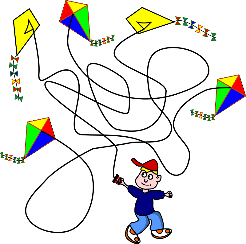 Find Toms Kite   Colored By Frankes