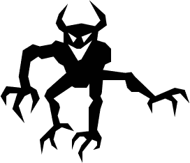 Free Clipart Of Demon Clipart Of A Silhouette Of A Devil Demon