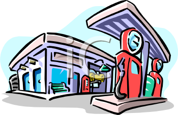 Gas Station Building Clipart   Clipart Panda   Free Clipart Images