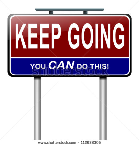 Illustration Depicting A Roadsign With A Motivational Concept  White