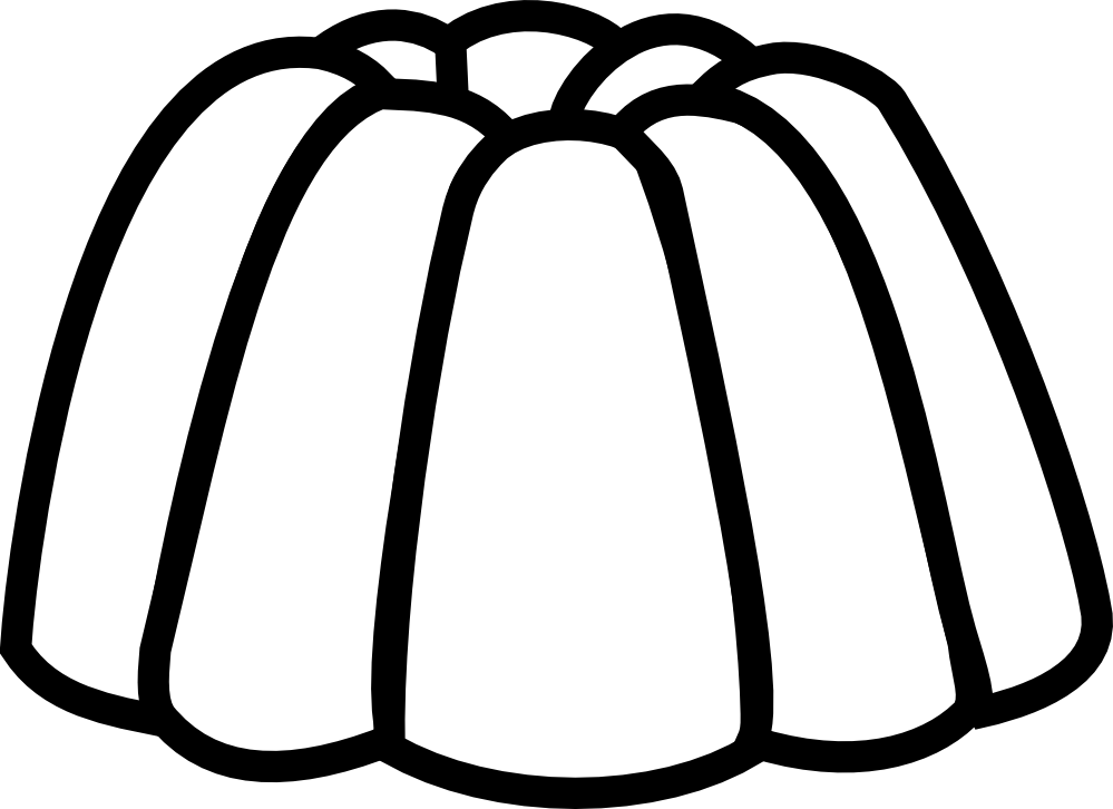 Jelly Clipart Black And White