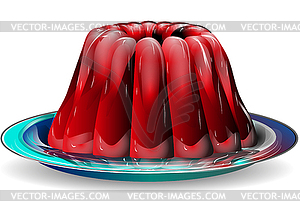 Jelly On A Plate Colouring Pages