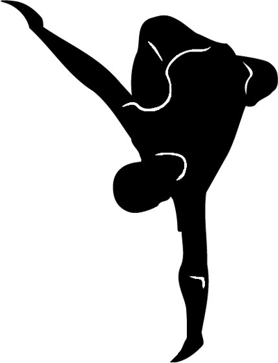 Male Gymnastics Silhouette Clip Art