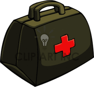 Medical Bag Bags Doctors Firstaid Helth003 Clip Art Medical