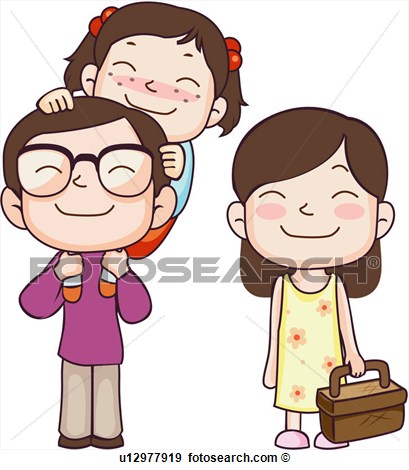 Of Kid Husband And Wife Womankind Child U12977919   Search Clipart