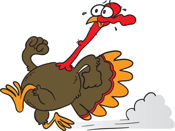 Running Turkey Clipart   Clipart Panda   Free Clipart Images