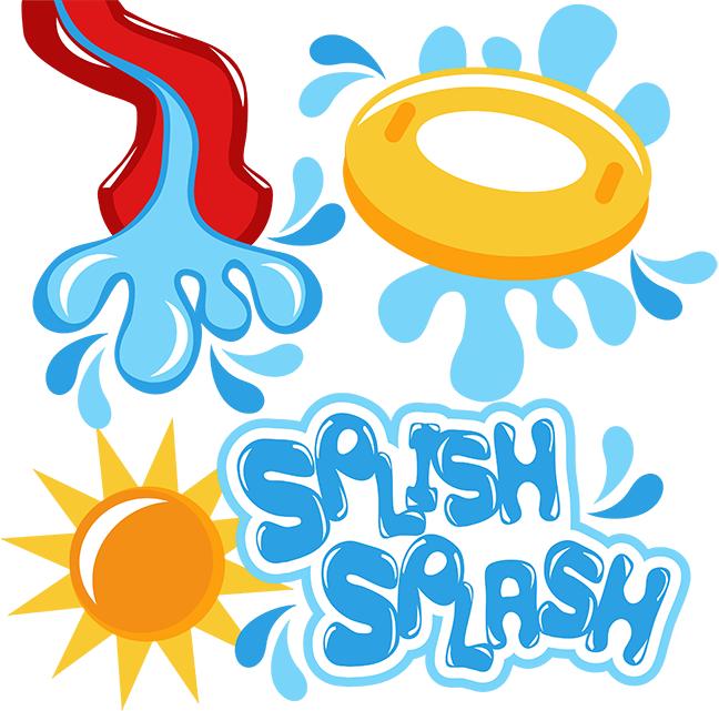 Splash Park Clipart Splish Splash Svg Scrapbook