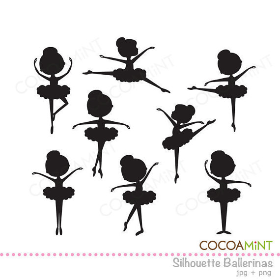 There Is 40 Little Ballerina Silhouette   Free Cliparts All Used For    