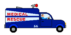 Vehicles Clip Art Of Red Ambulances And Blue Medical Rescue Vehicles    