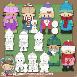 Winter Clip Art At Whimsy Doodle Graphics